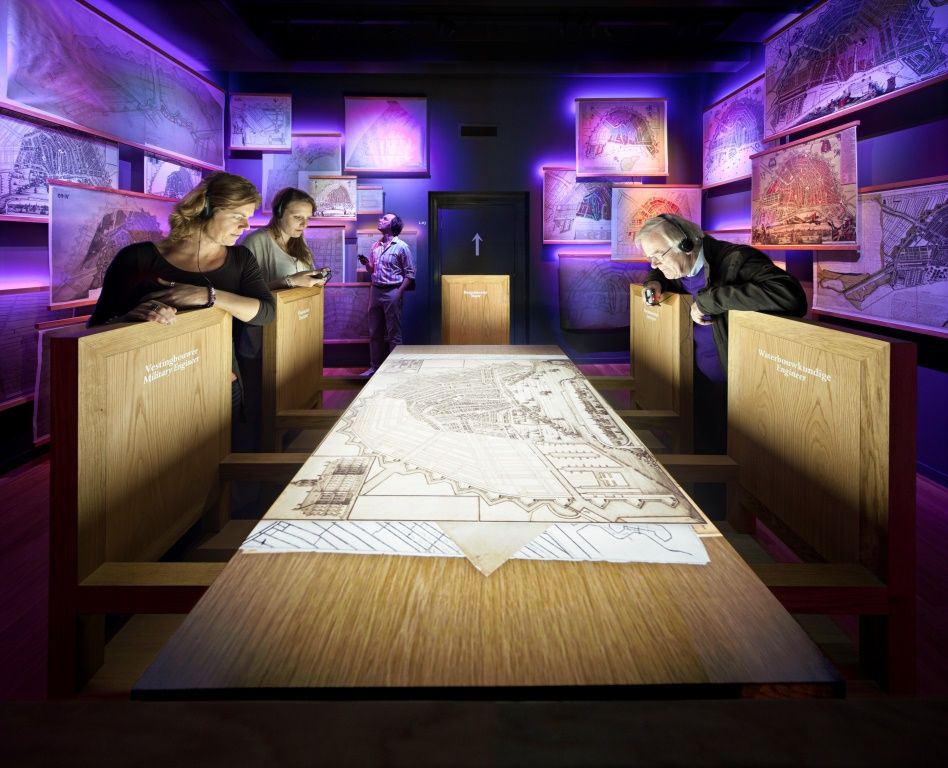 De Plannenkamer in Museum Het Grachtenhuis