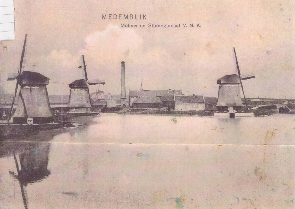 Molenkolken bij Medemblik.
