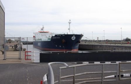 Noordersluis van IJmuiden.