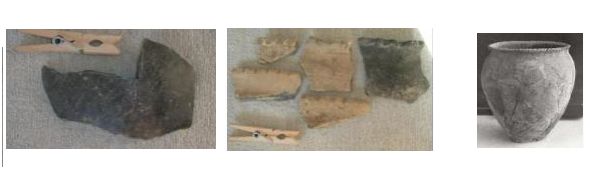 Vroege scherven met versiering.