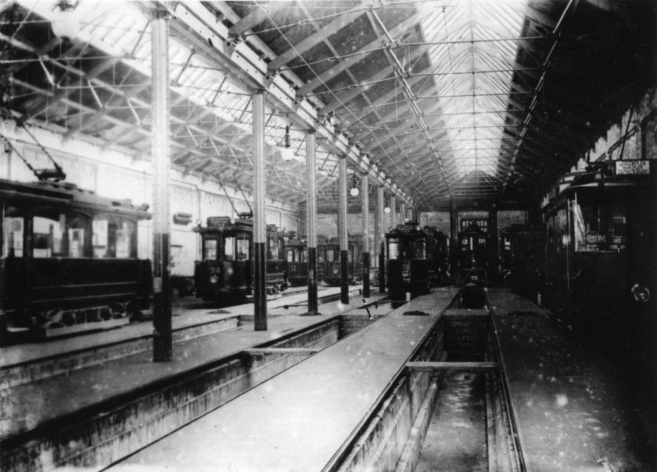 Toen het nog een tramremise was