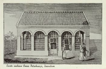 Tsaar Peterhuisje met eerste ombouw van Anna Paulowna.