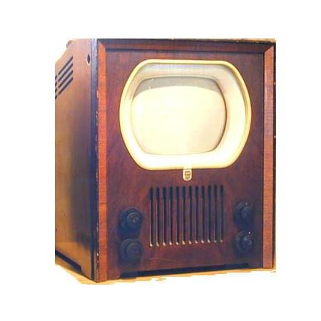 Het eerste commerciële tv-toestel van Philips
