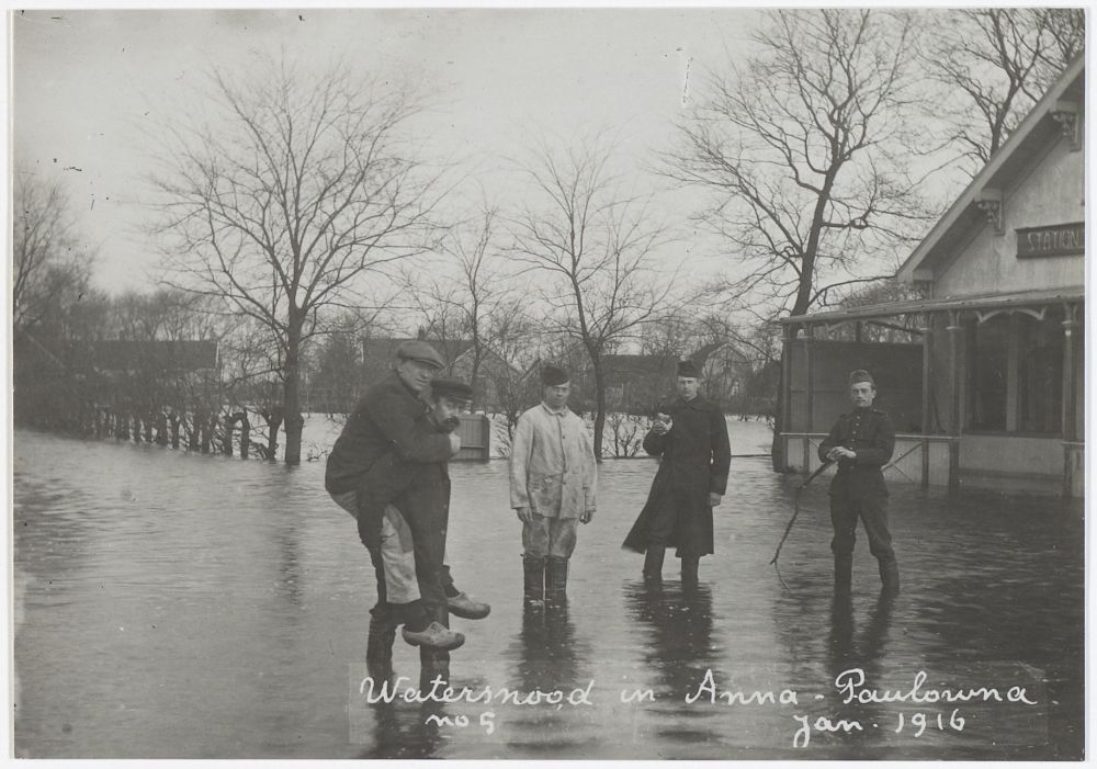 Watersnood in Anna Paulowna in 1916