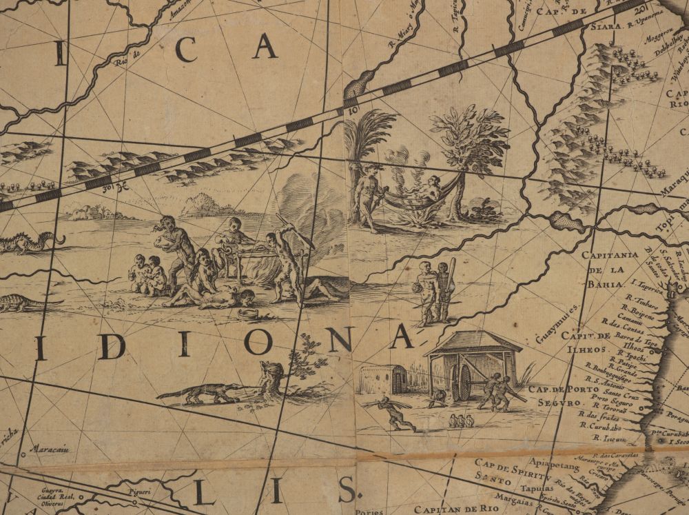 Kannibalen in Zuid-Amerika.