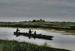 De kano van de Wieringermeer