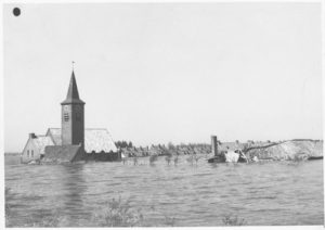 Vluchten voor het water