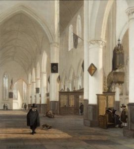 In de Amsterdamse Oude Kerk…