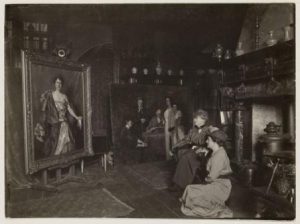 Een portret van Thérèse Schwartze (1851-1918)