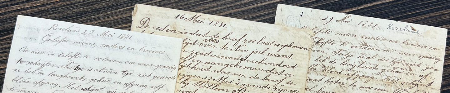 Stuk van de maand: Brieven uit Amerika - ONH.nl