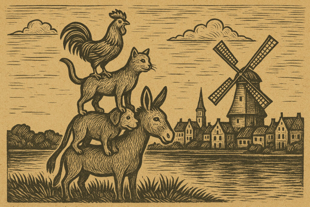 Wintervertelling in de salon: De Saense Stadsmuzikanten