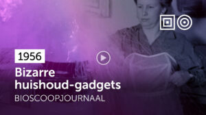 Keuken in een kast op de Huishoudbeurs (1956)