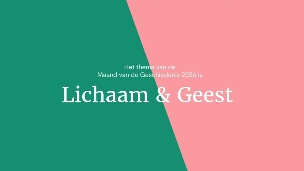 Dit is het thema van de Maand van de Geschiedenis 2026