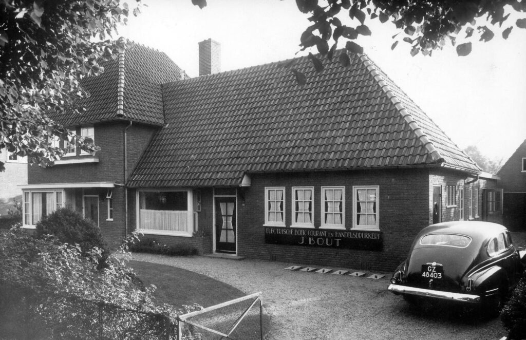 Historisch Café Naarden: drukkerij Bout