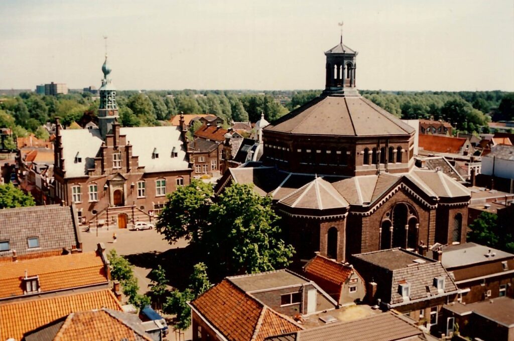 Ouderwetse diavoorstelling door Ber de Lange