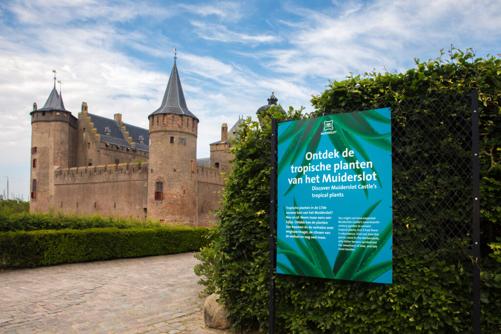 Tropische planten op het Muiderslot