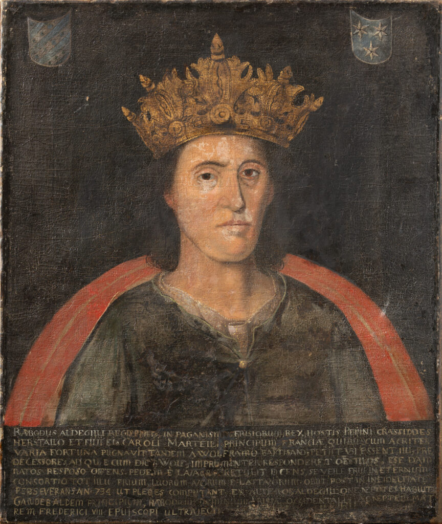 Unieke live restauratie schilderij koning Radboud op Kasteel Radboud