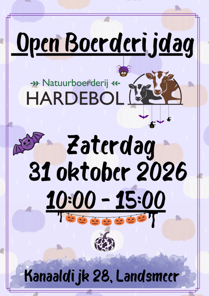 Open Boerderijdag van Natuurboerderij Hardebol in Landsmeer.