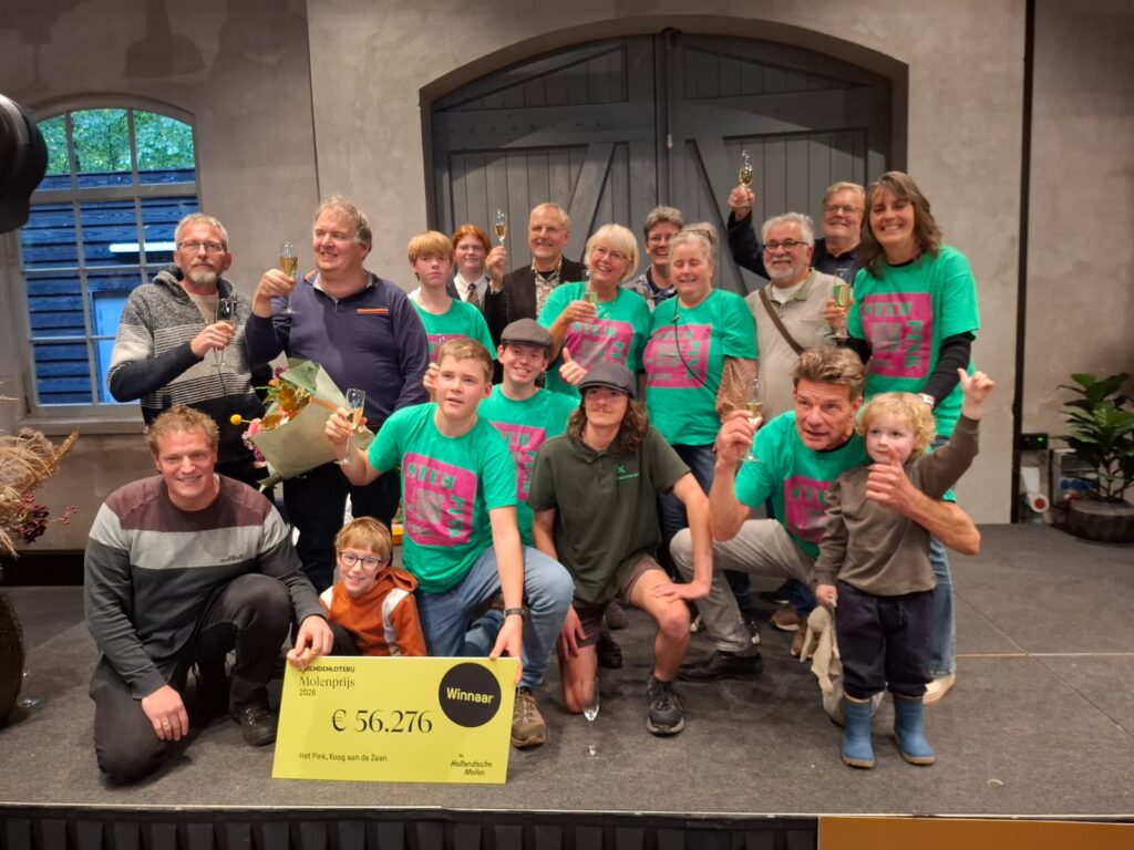 Molen Het Pink wint de VriendenLoterij Molenprijs 2026